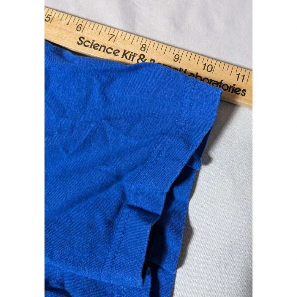 VTG Y2K SOUTHPOLE Applique‎ Patch Blue Graphic T-Shirt - Men XL